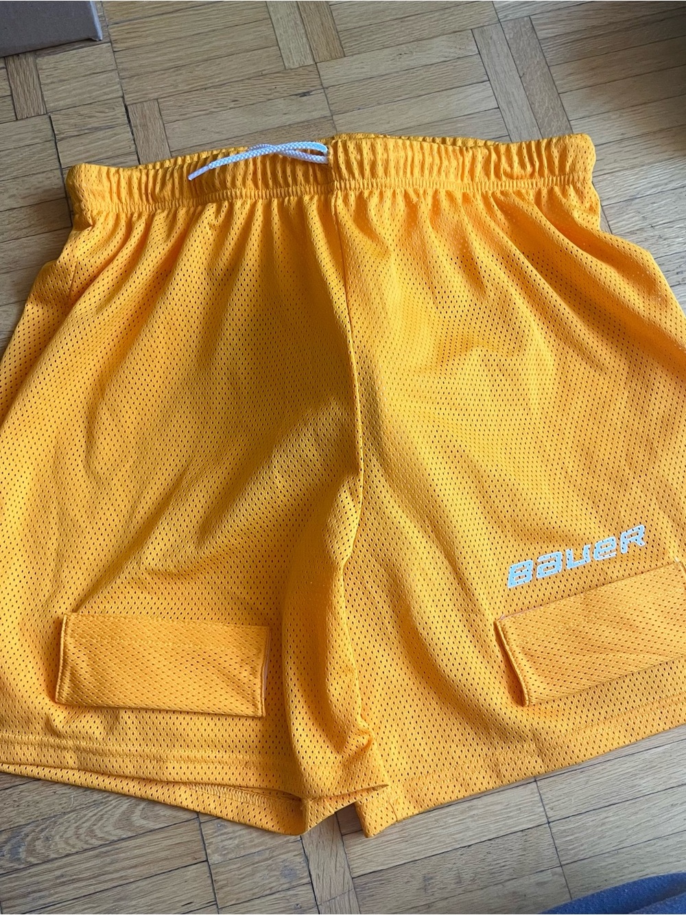 Bauer Men's Yellow Mesh Jock Shorts